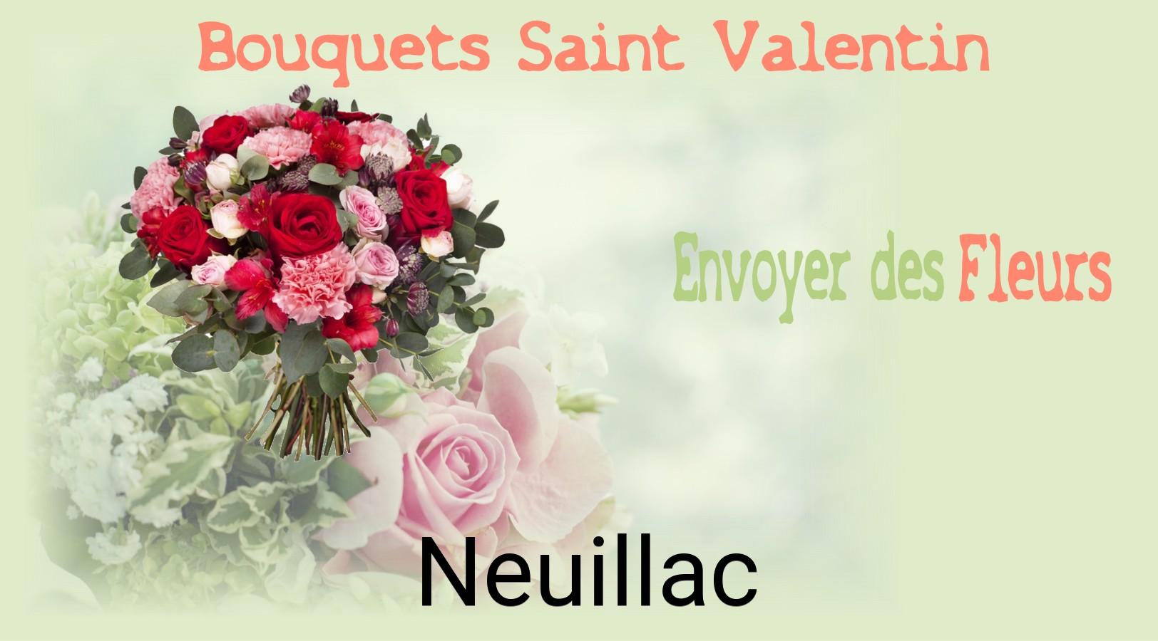Roses de Saint-Valentin livrées à Neuillac
